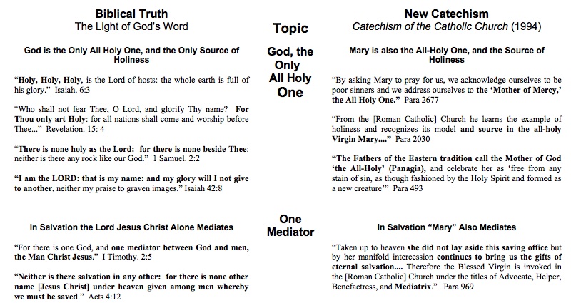 catholic opinions against christianity catholic certain principles vs christianity